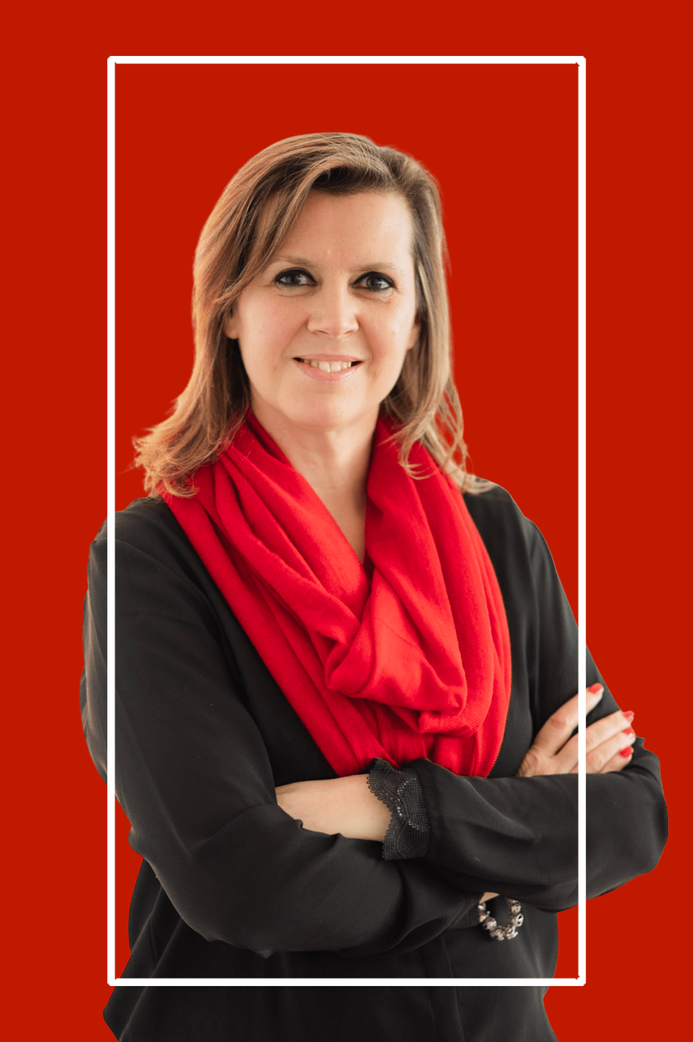 VIVIANA_SILVA_red_background__dark_suit